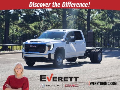2026 GMC Sierra 3500 HD Chassis Cab 4WD Crew Cab 177" WB, 60" CA Pro