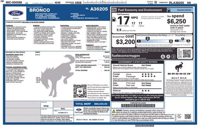 2024 Ford Bronco Wildtrak
