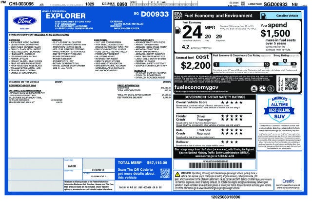 2025 Ford Explorer ST-Line