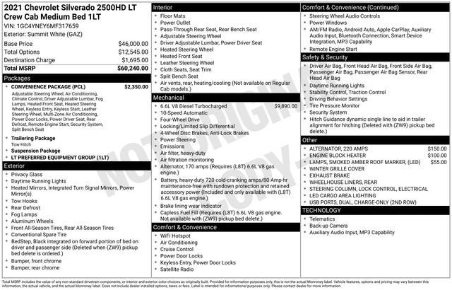 2021 Chevrolet Silverado 2500 HD LT
