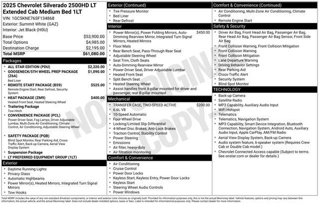 2025 Chevrolet Silverado 2500 HD LT