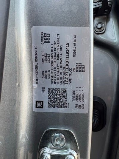 2026 Chevrolet Colorado Trail Boss