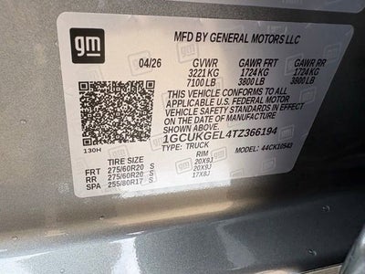 2026 Chevrolet Silverado 1500 LTZ