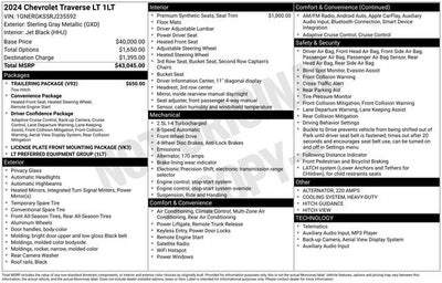 2024 Chevrolet Traverse LT