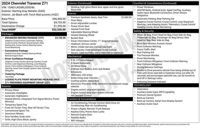 2024 Chevrolet Traverse Z71