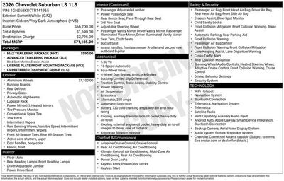 2026 Chevrolet Suburban LS