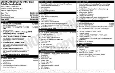 2024 GMC Sierra 3500 HD SLT