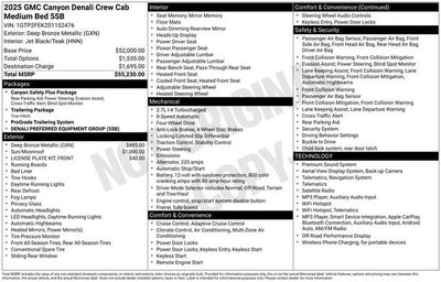 2025 GMC Canyon Denali