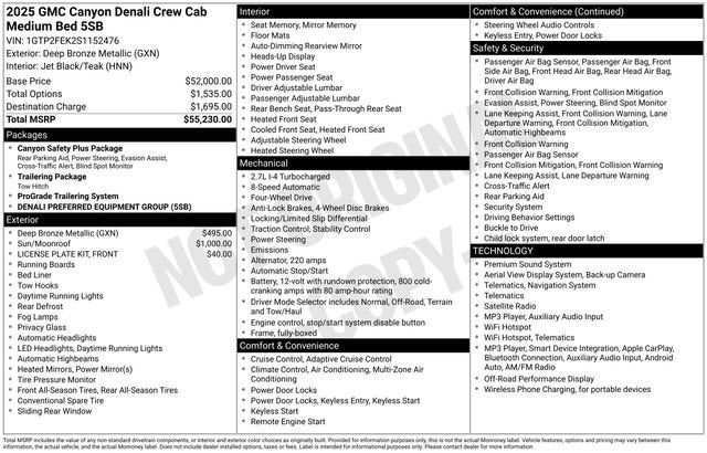 2025 GMC Canyon Denali