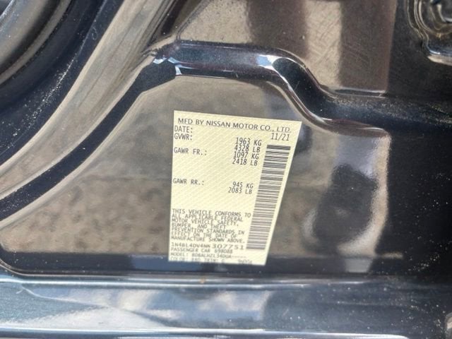2022 Nissan Altima SV FWD