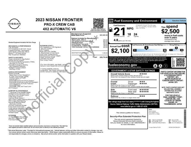 2023 Nissan Frontier PRO-X