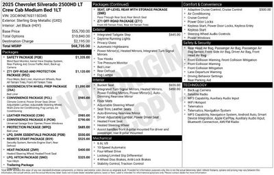 2025 Chevrolet Silverado 2500 HD LT