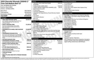 2025 Chevrolet Silverado 2500 HD LT