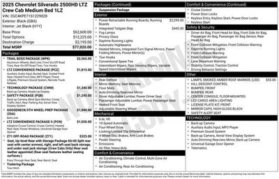 2025 Chevrolet Silverado 2500 HD LTZ