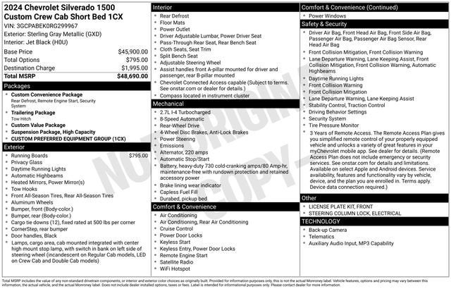 2024 Chevrolet Silverado 1500 Custom