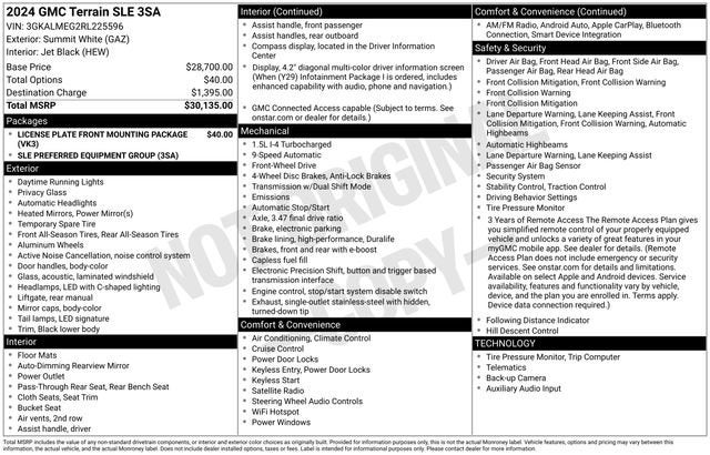 2024 GMC Terrain SLE
