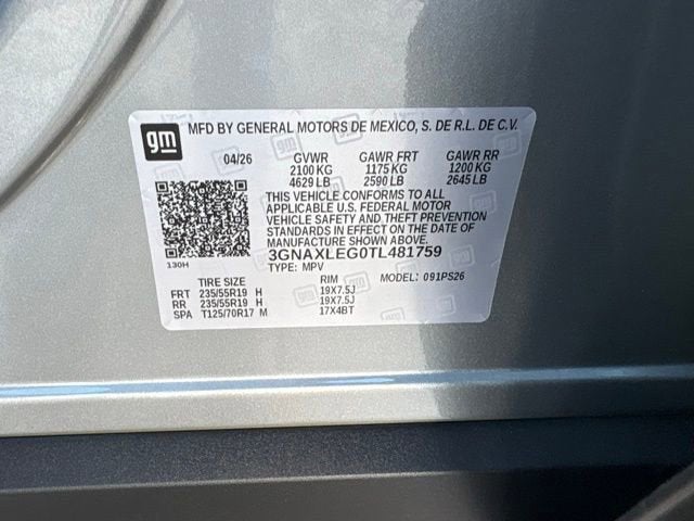 2026 Chevrolet Equinox RS
