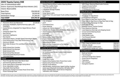 2025 Toyota Camry LE