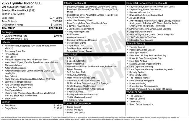 2022 Hyundai Tucson SEL