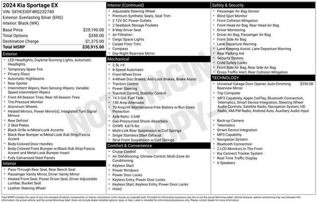 2024 Kia Sportage EX