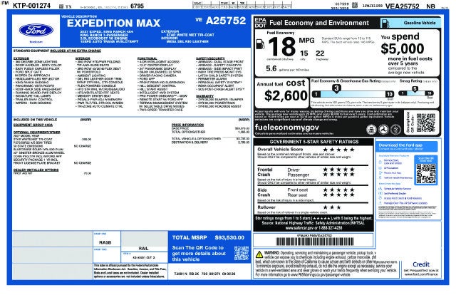 2027 Ford Expedition Max King Ranch