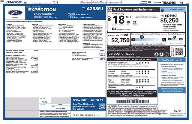 2026 Ford Expedition Platinum