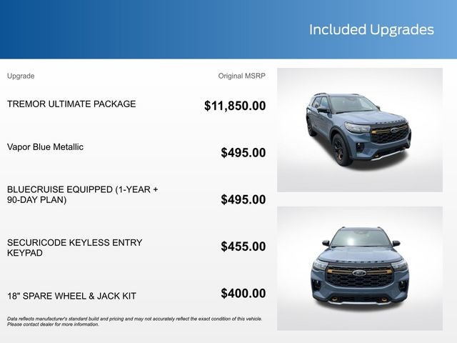 2026 Ford Explorer Tremor
