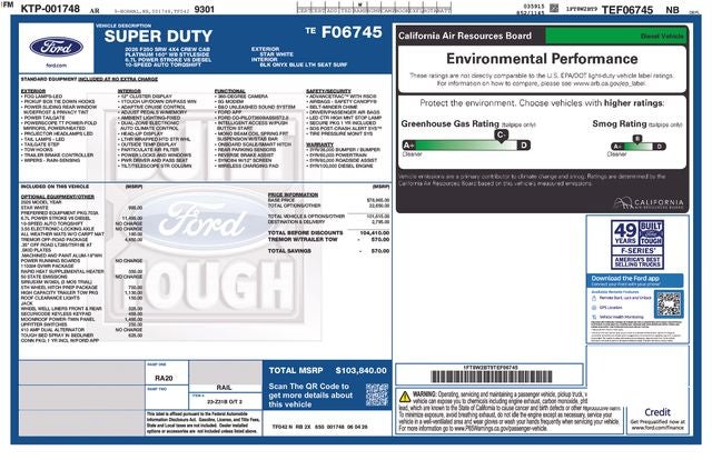 2026 Ford F-250SD Platinum