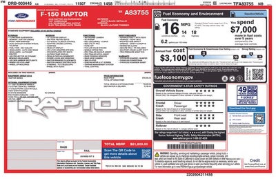 2026 Ford F-150 Raptor