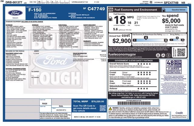 2025 Ford F-150 Tremor