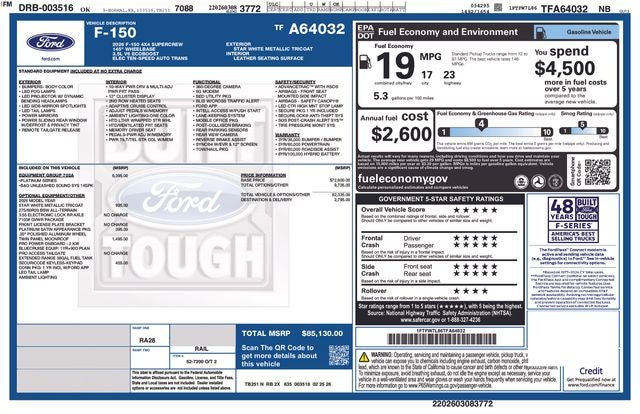 2026 Ford F-150 Platinum