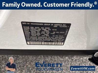 2026 Volkswagen Atlas 2.0T SEL