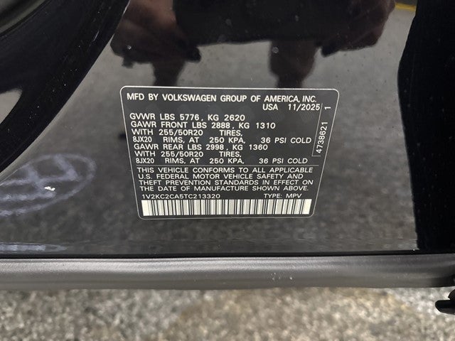 2026 Volkswagen Atlas Cross Sport 2.0T SE w/Technology